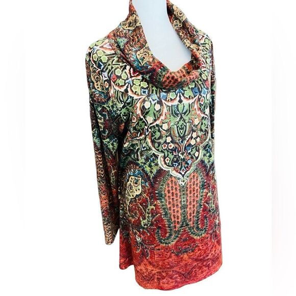 AMMA Design cowl neck long sleeved dress/tunic size L - Picture 6 of 7